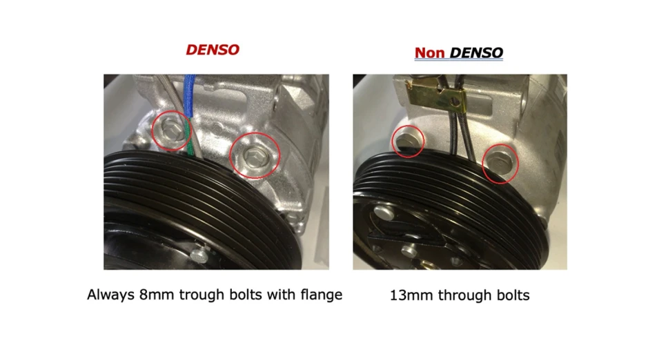 How to recognise counterfeit DENSO compressors