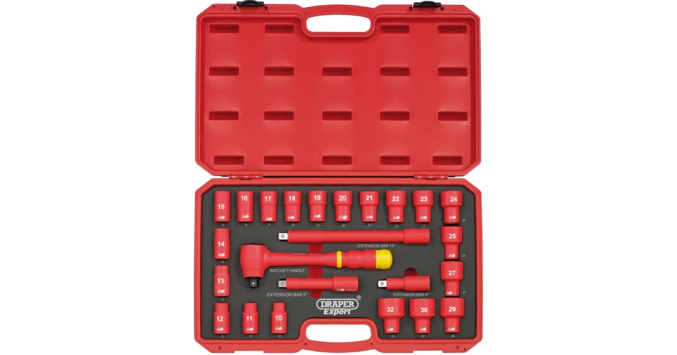 Draper adds specialist Hybrid and Electric Vehicles socket sets