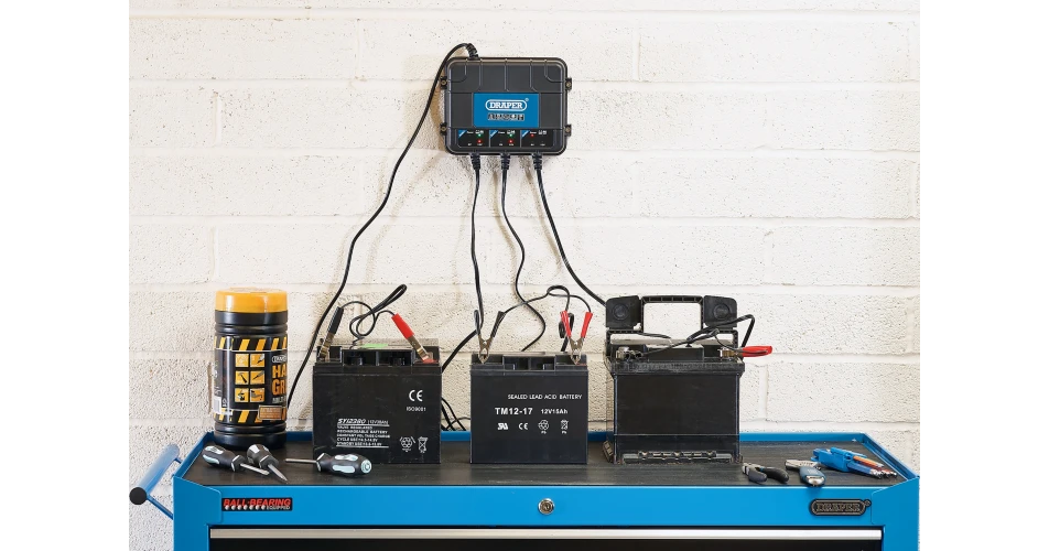 New 6V/12V 3 Bank Charger Station from Draper Tools&nbsp;