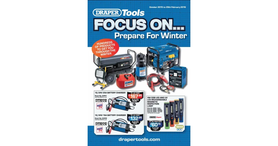 Prepare for winter with Draper Tools