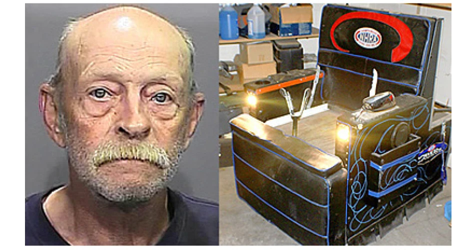 Drink-drive chair up for auction