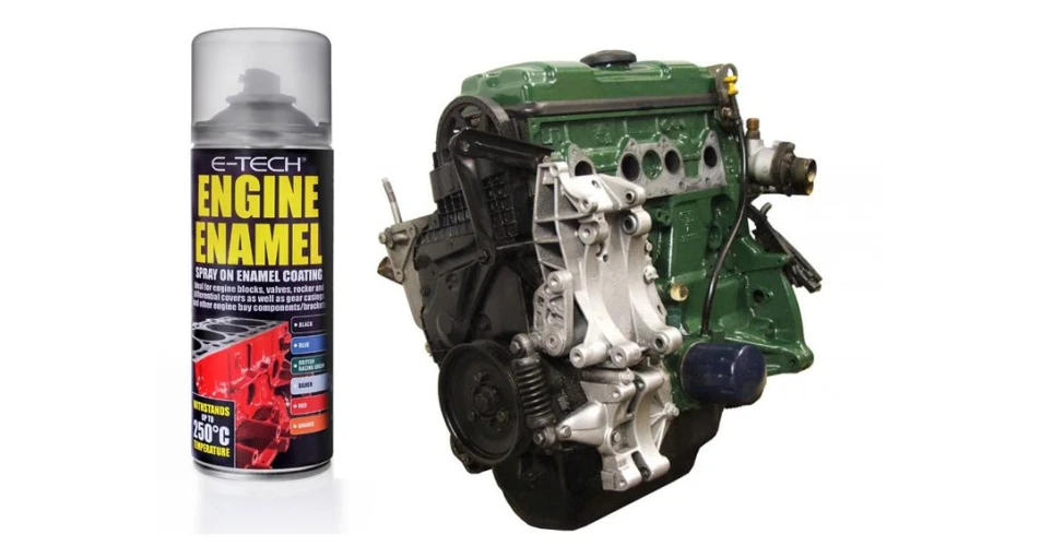 E-Tech offer new engine enamel aerosol sprays 