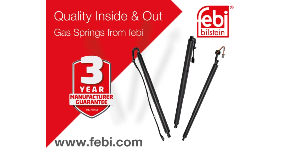 febi adds powered Strut Gas Springs