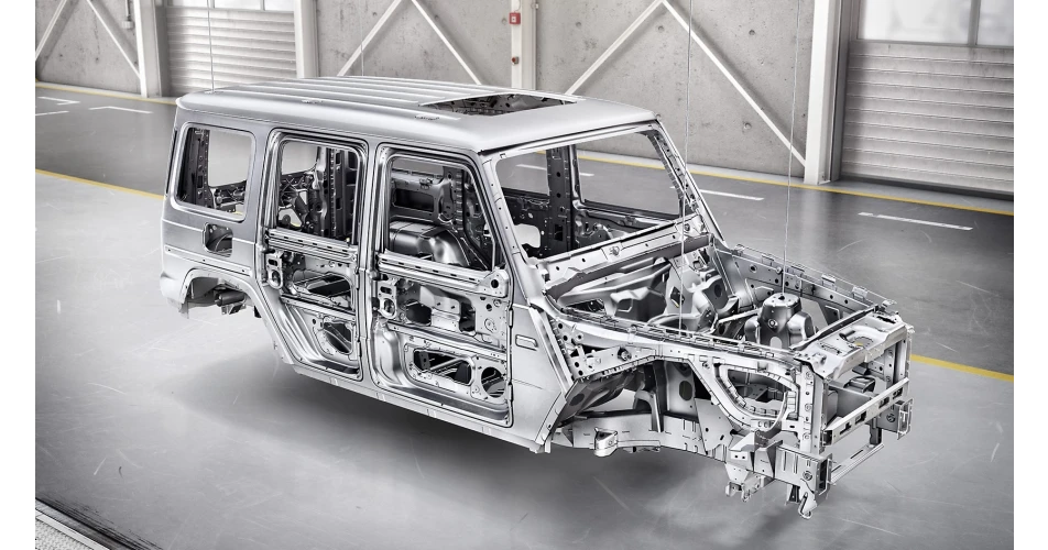New G-Class body is bigger, stronger and lighter 