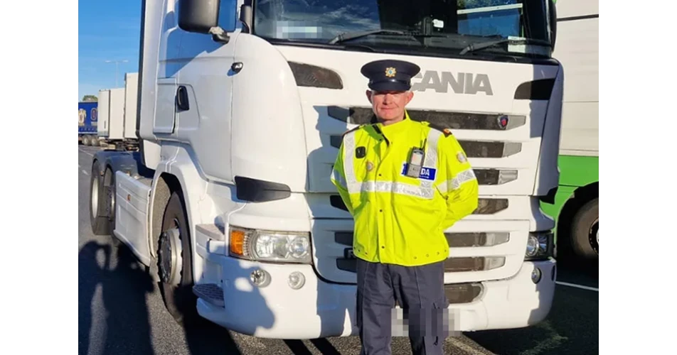 Garda lorry helps in dangerous driving crackdown