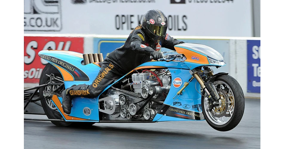 Gates Belts power drag race bike to victory