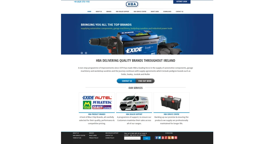 New website from HBA 