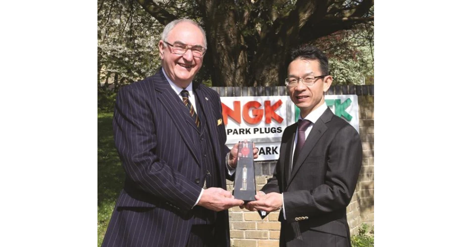 Jim Hughes receives NGK global accolade
