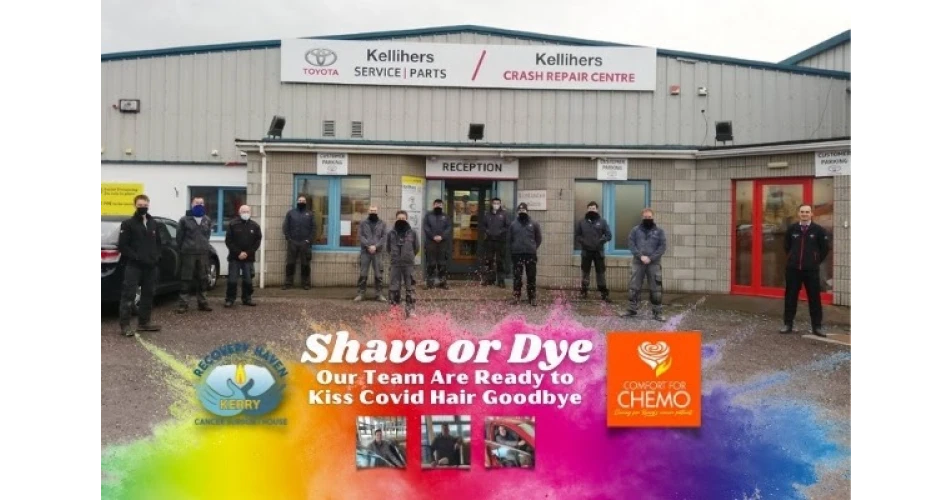Kellihers Crash Repair team support &ldquo;Shave or Dye&rdquo;