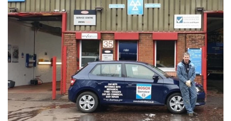 Garage owner sleeps in campervan to service hospital staff vehicles 