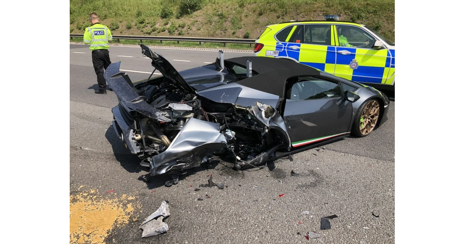 Lamborghini Huracan written off after 20 minutes