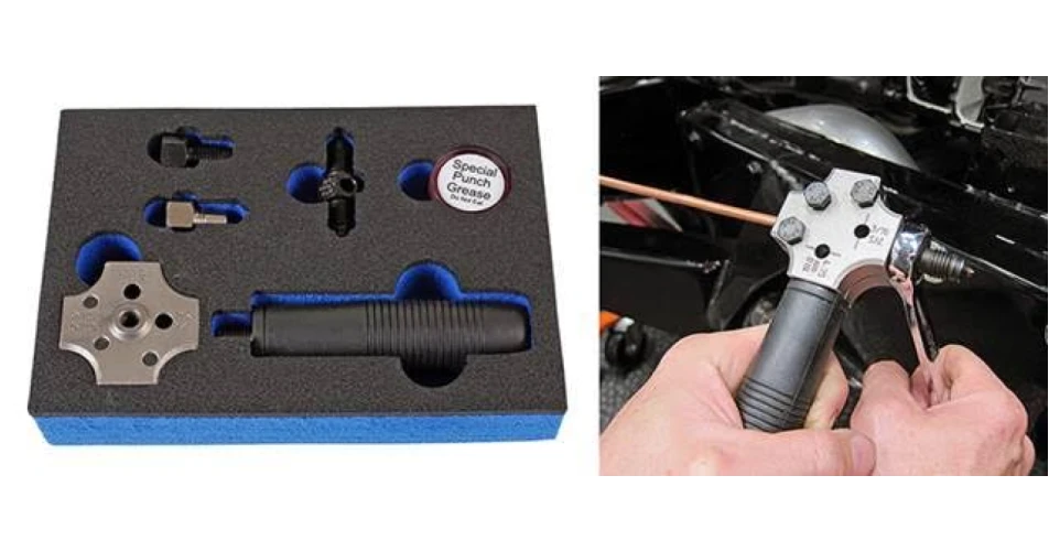 New hand-held brake pipe flaring tool from Laser 