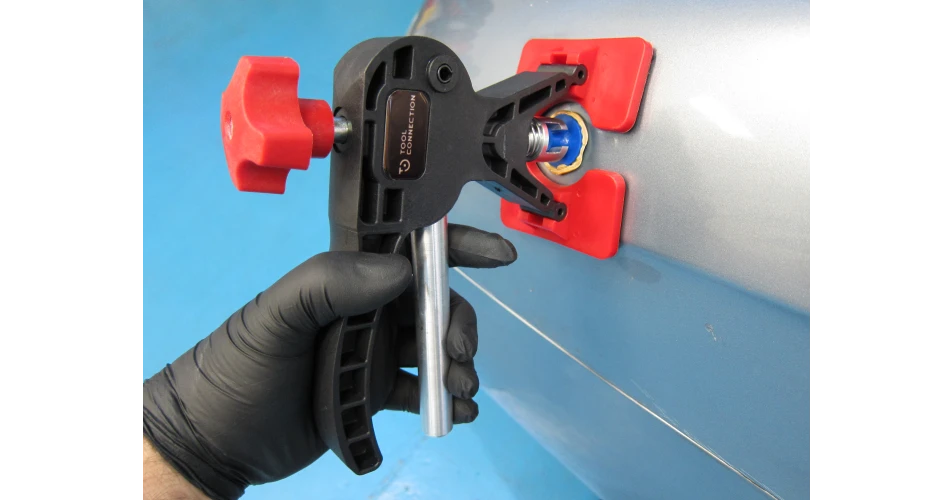 Laser gets versatile with innovative glue-puller dent kit 