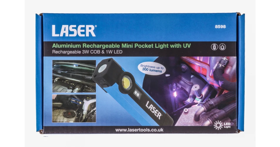 Multi-function pocket light from Laser Tools&nbsp;