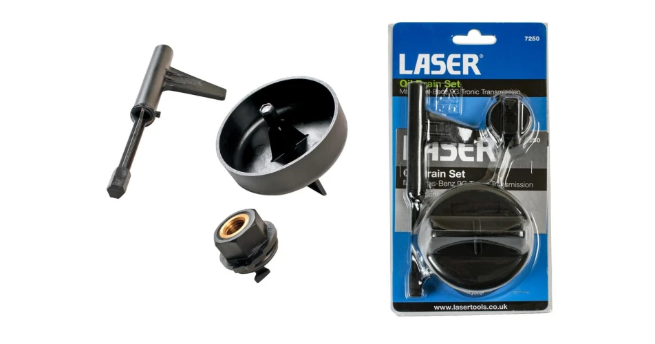 Laser adds specialist Mercedes-Benz transmission oil adaptor set 