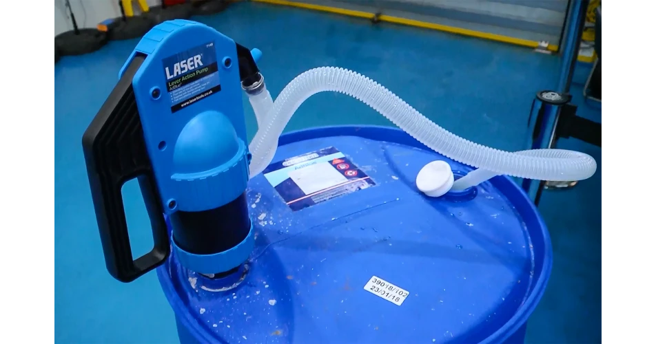 Laser adds convenient AdBlue lever-action pump