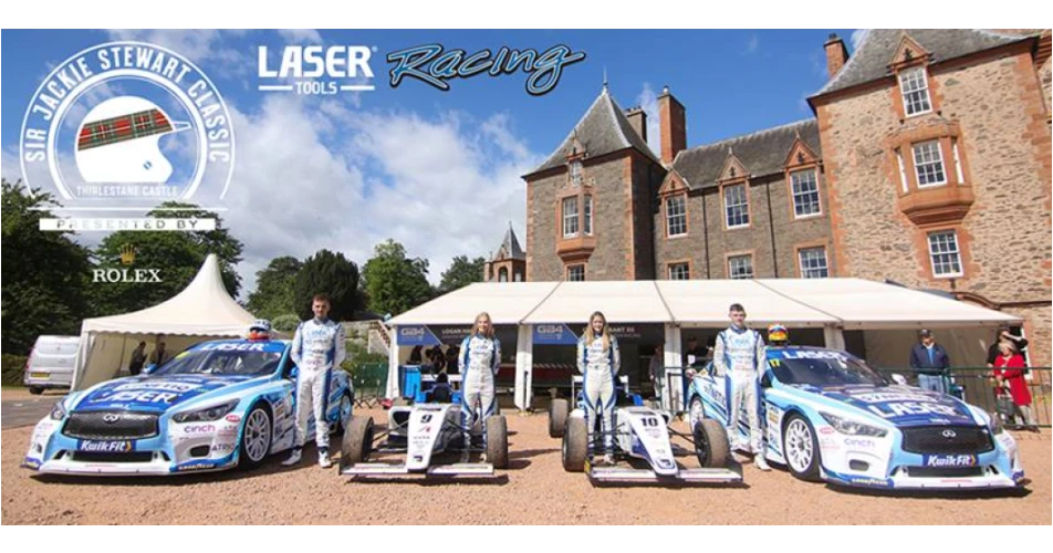 Laser Tools Racing impresses at the Sir Jackie Stewart Classic