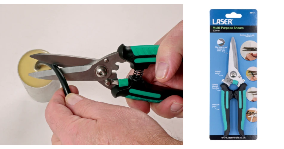 New tough, multi-purpose shears from Laser Tools