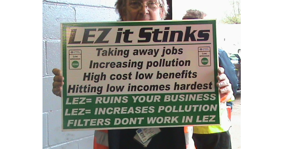 UK operators protest on M25