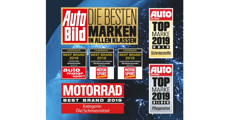 LIQUI MOLY sweeps the board in German best oil brand awards