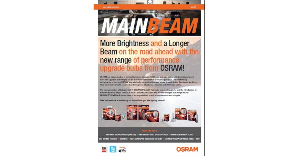 Mainbeam highlights bulb upgrade sales potential 