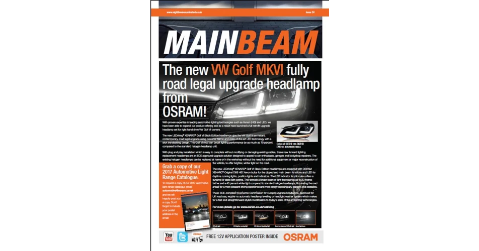 Mainbean helps maximise OSRAM bulb sales