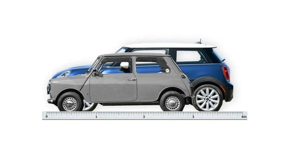 Increased car size causing more parking damage 