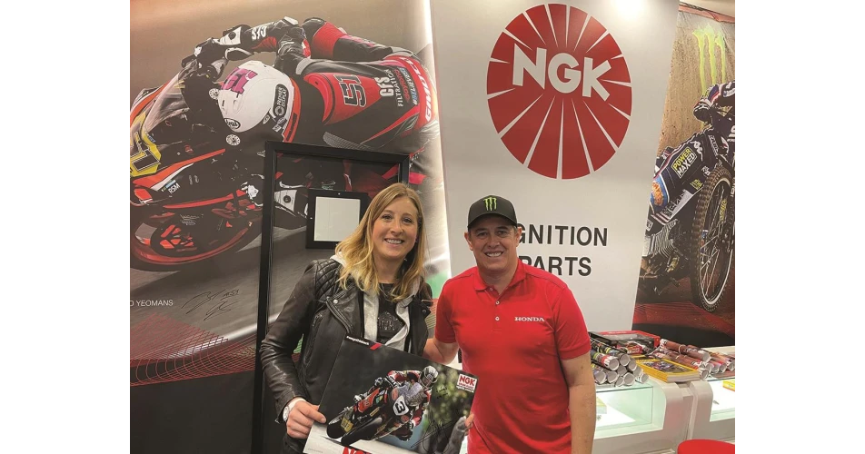NGK sponsors TT legend 