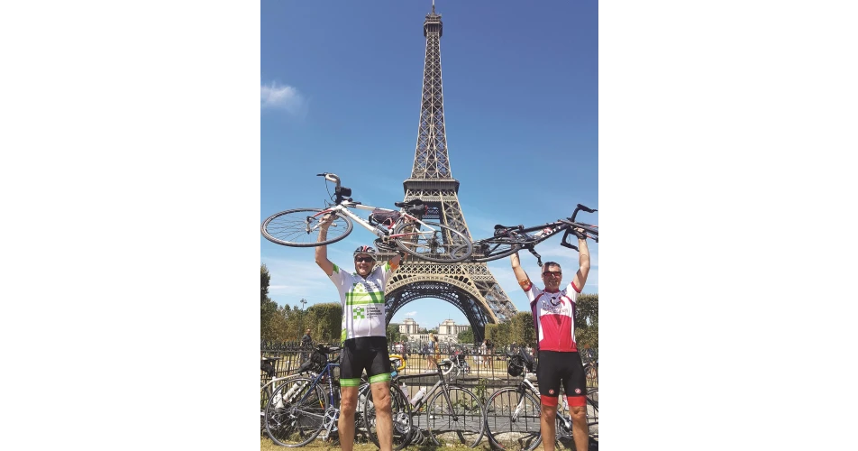 NGK employees complete Paris charity cycle marathon 