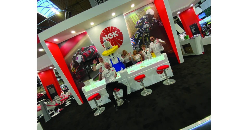 NGK has stars on show at Motorcycle Live