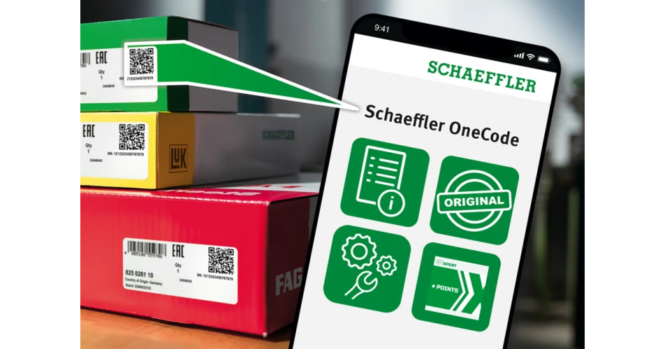 Schaeffler OneCode labelling adds a new dimension to REPXPERT app