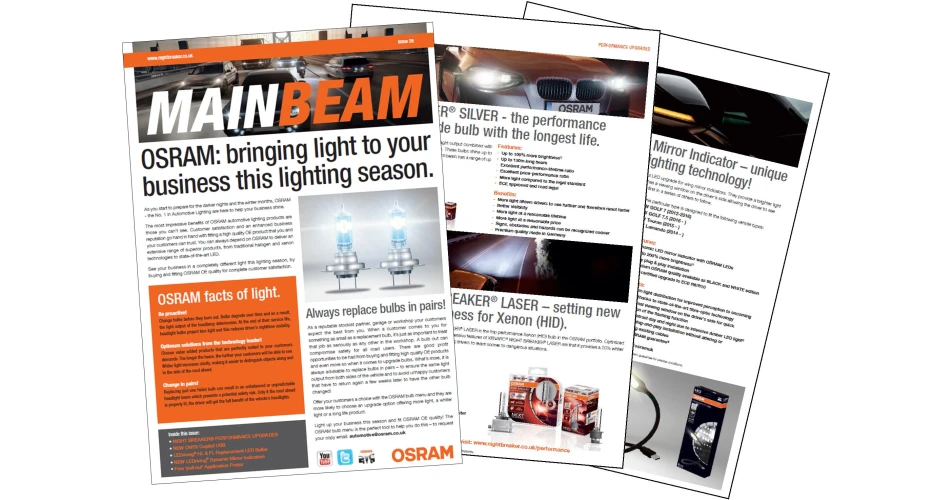 OSRAM delivers an autumn lighting boost