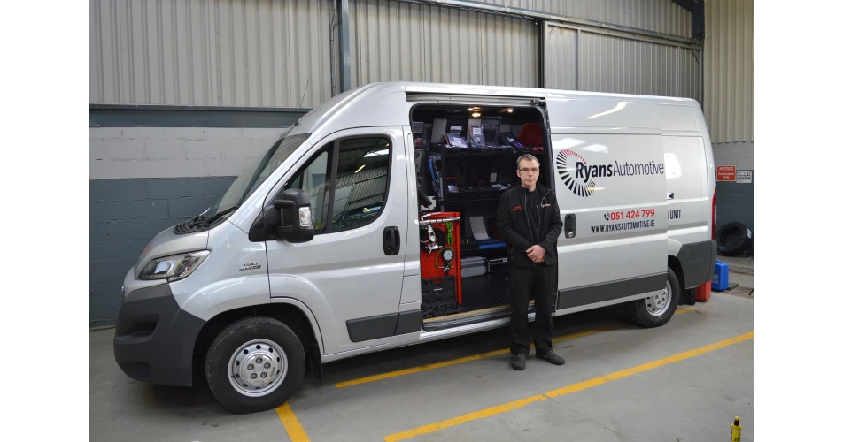 Ryans Automotive diagnostic demonstration van hits the road