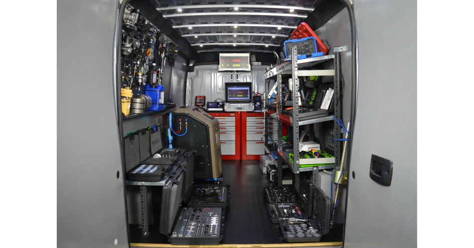Ryans Automotive diagnostic demonstration van hits the road