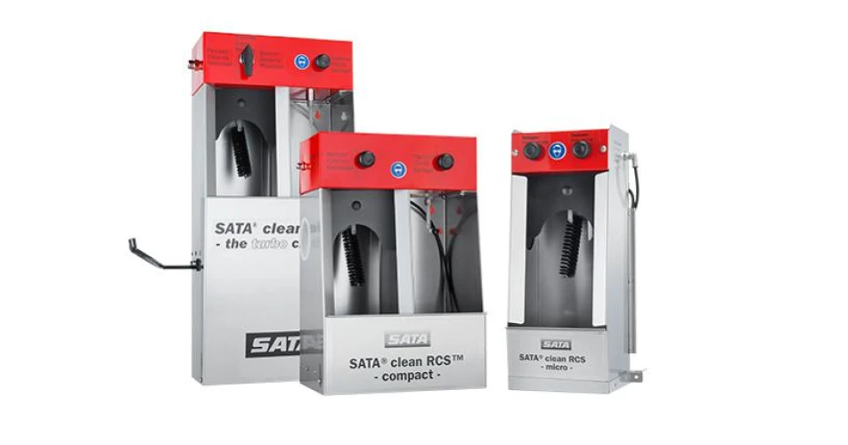 SATA clean RCS System offers superior spray gun cleaning 