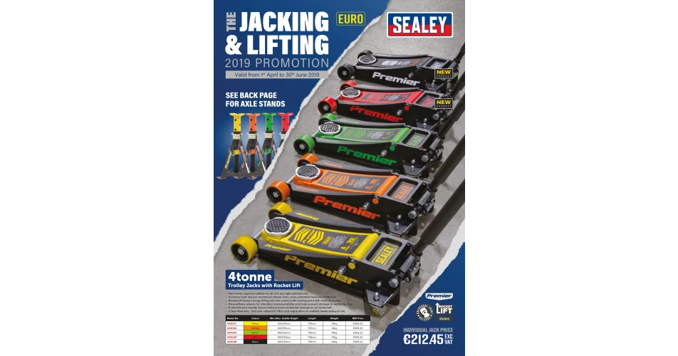 New Jacking &amp; Lifting Promotion from Sealey