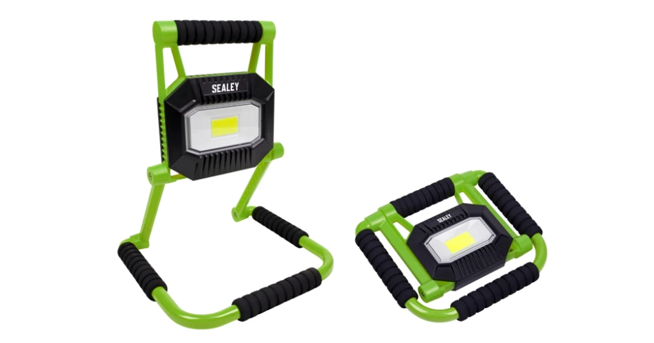 Get some light on the job with Sealey LED Portable Floodlights