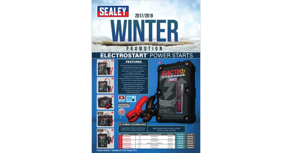 Get set for winter with Sealey 