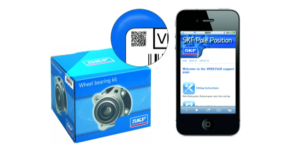 SKF provide QR code productivity boost