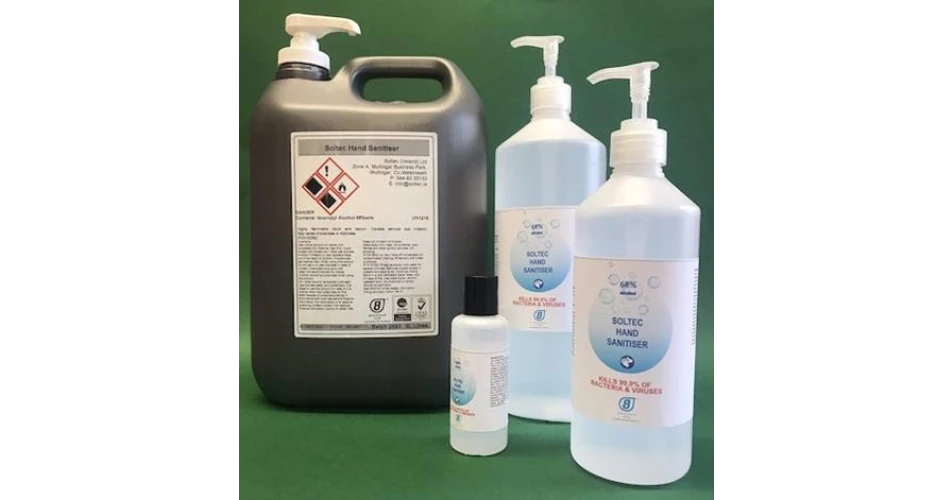 Soltec expands Sanitiser and PPE range