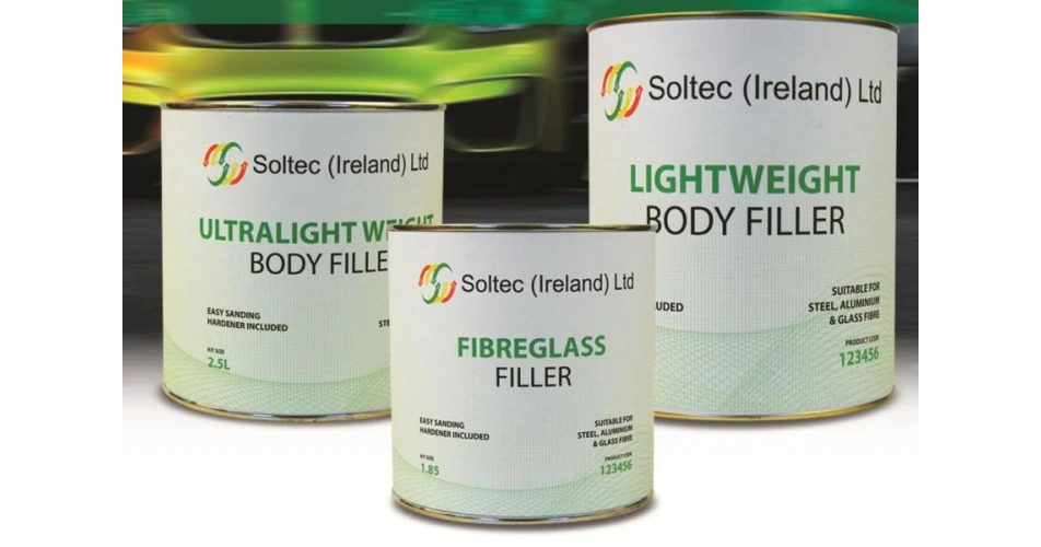 Soltec fillers a firm favourite with Irish bodyshops