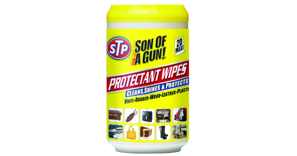 Introductory offer on new STP Son of a Gun Mini-Tub wipes