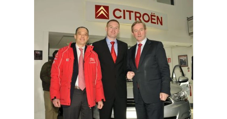 Citroen congratulate Edward Conway Motors on 30 successful years