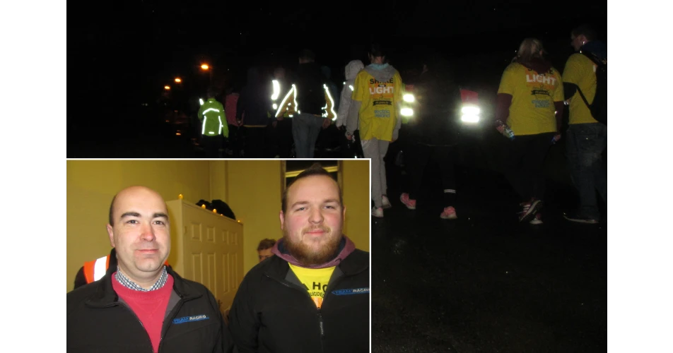 Team P R Reilly Baltinglass supports Darkness into Light charity event