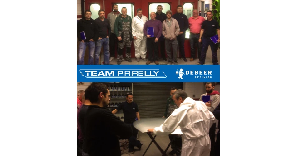 Refinish training at Team P R Reilly