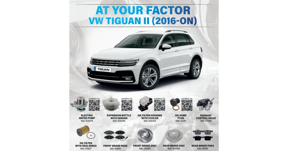 febi offers economical solutions to potential Tiguan issues