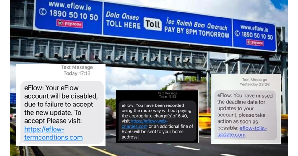 Motorist warned to beware of toll scam texts