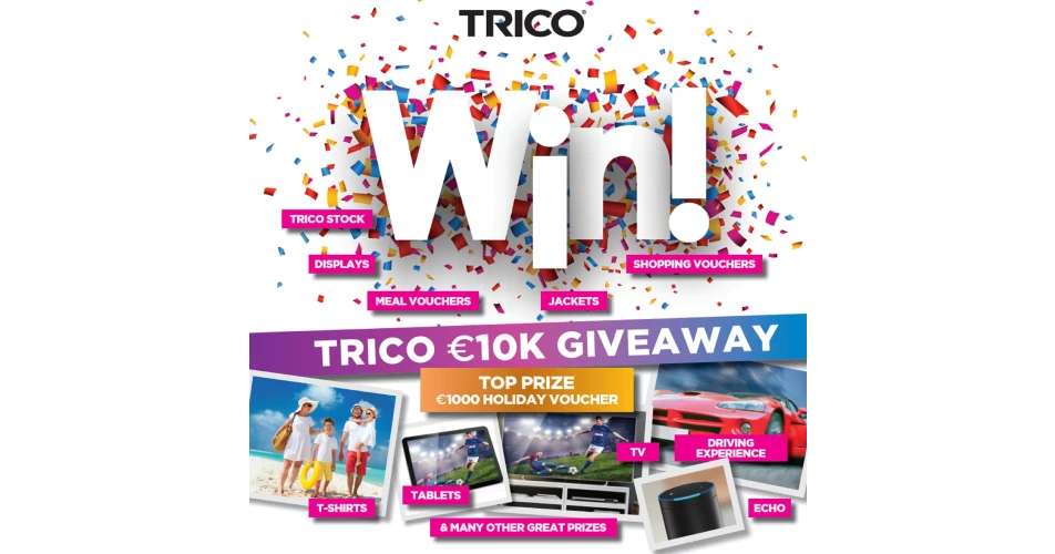 Don’t miss out on the TRICO €10K giveaway 