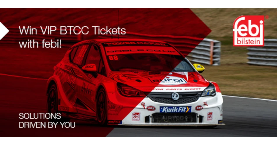 Win BTCC Donnington Park GP tickets with febi