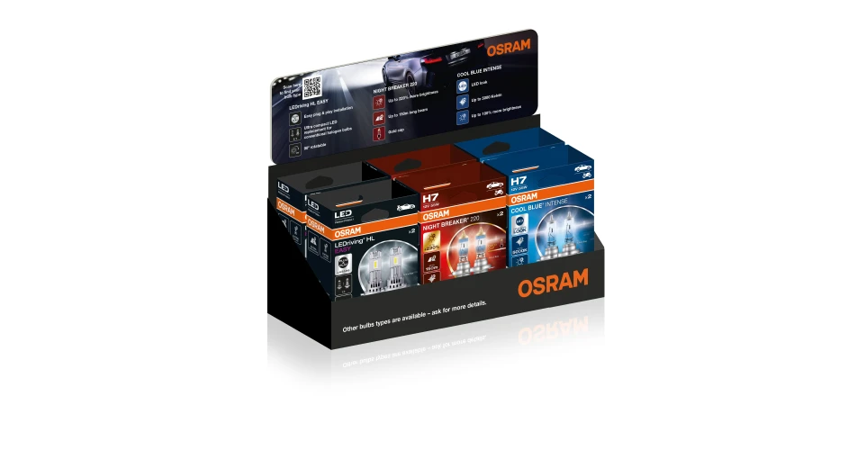 OSRAM offers new performance bulbs display